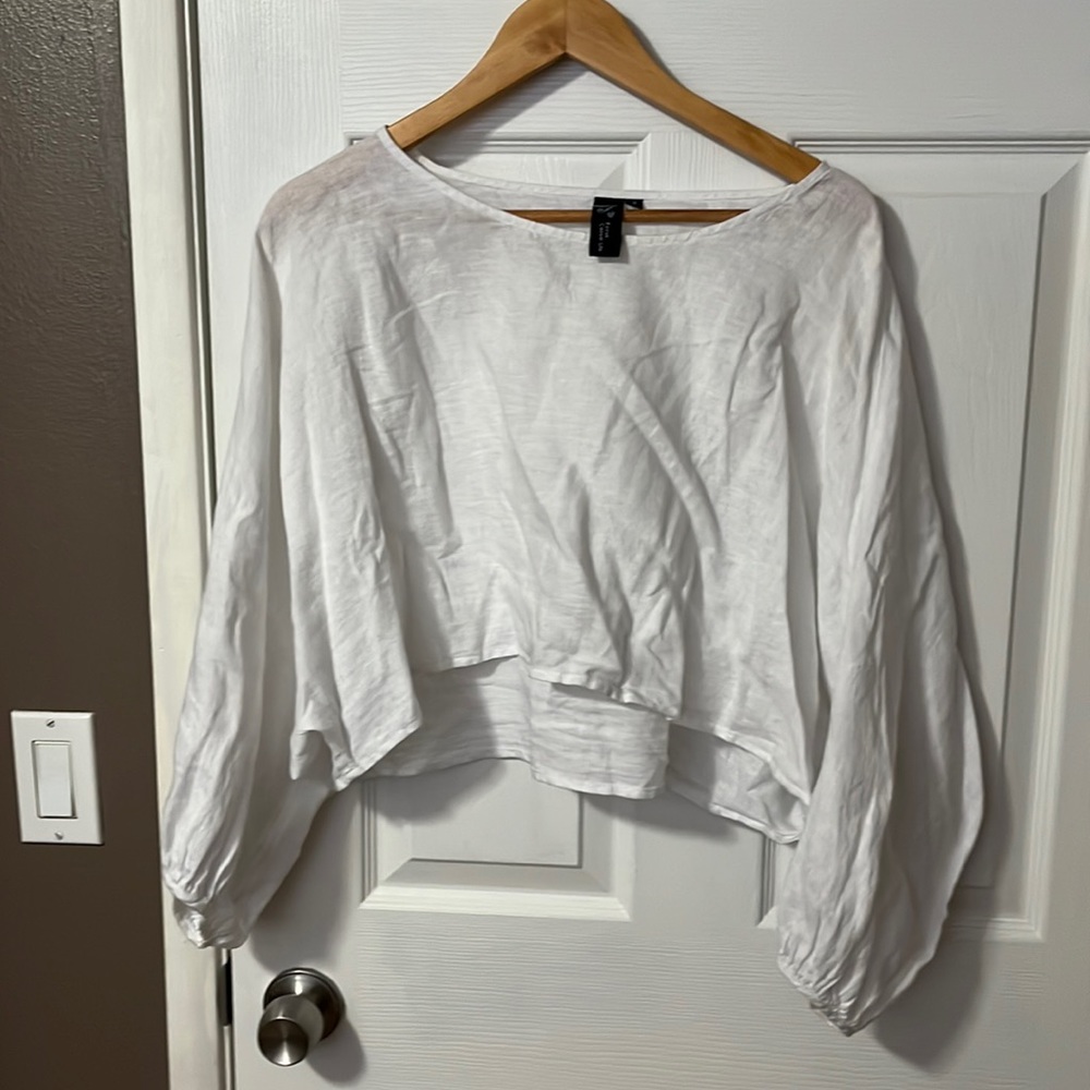 Linen crop top